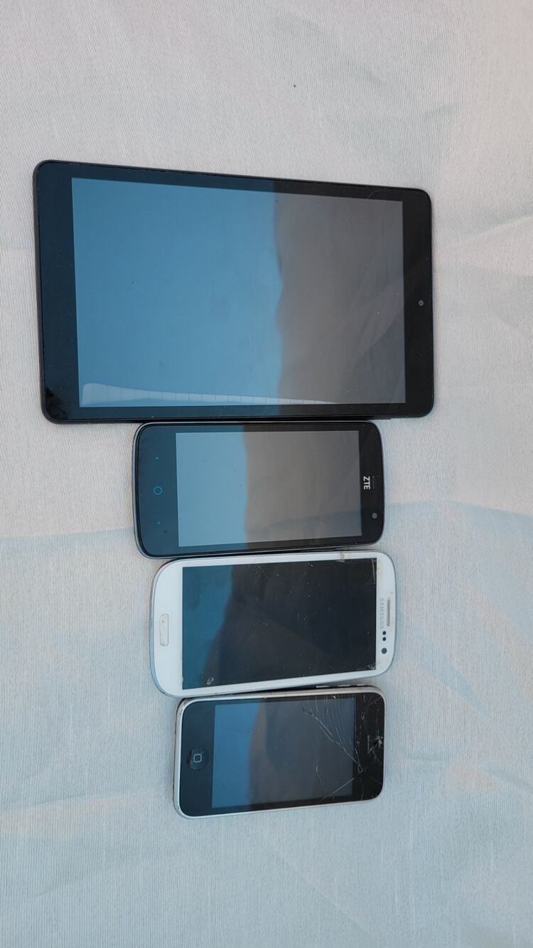 Mixed Cell Phone & Tablet Lot Apple iPhone Samsung ZTE Alcatel Parts Repair